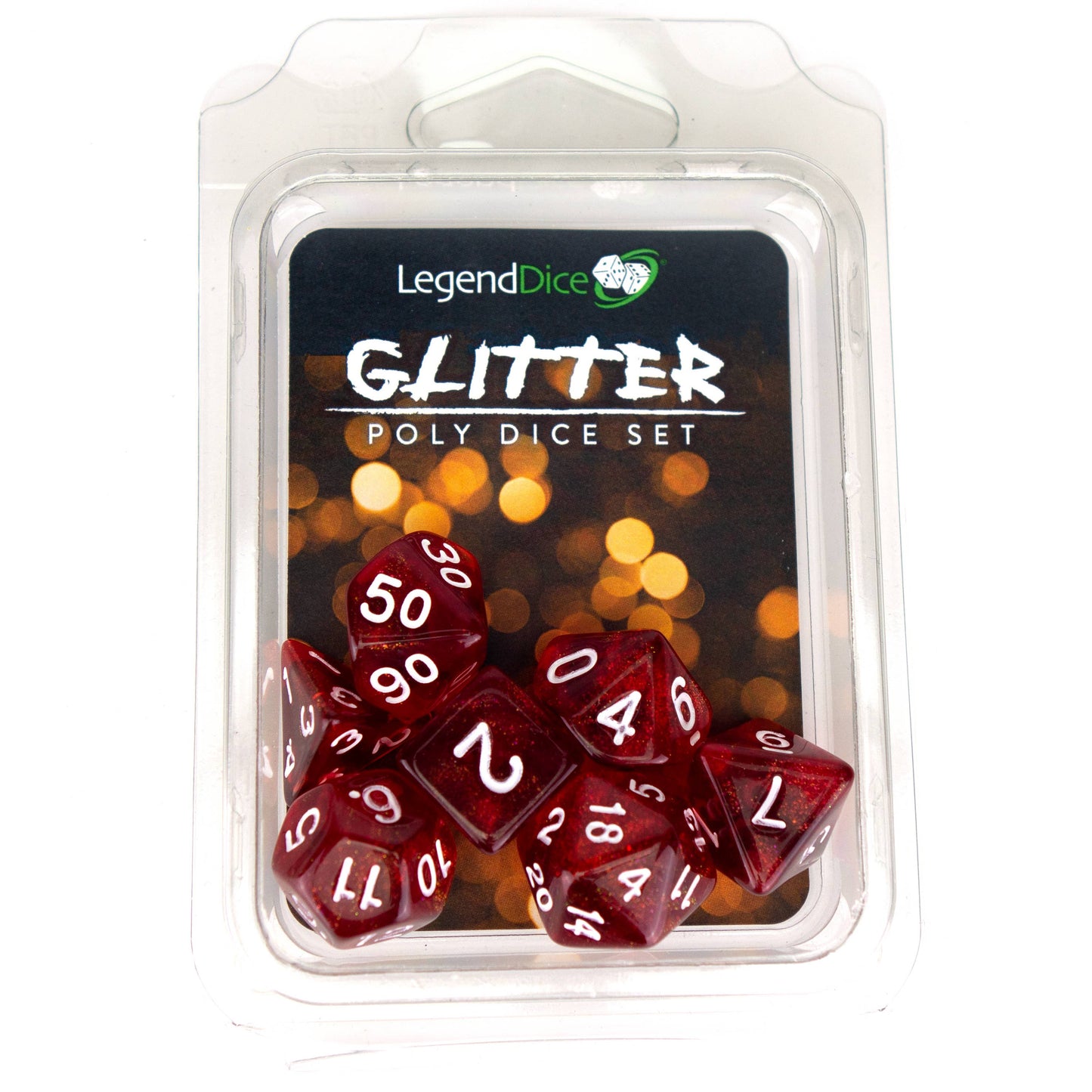 Clamshell Dice Pack - Glitter