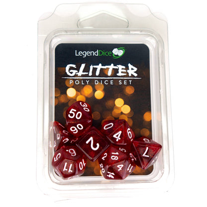 Clamshell Dice Pack - Glitter