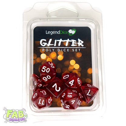 Clamshell Dice Pack - Glitter