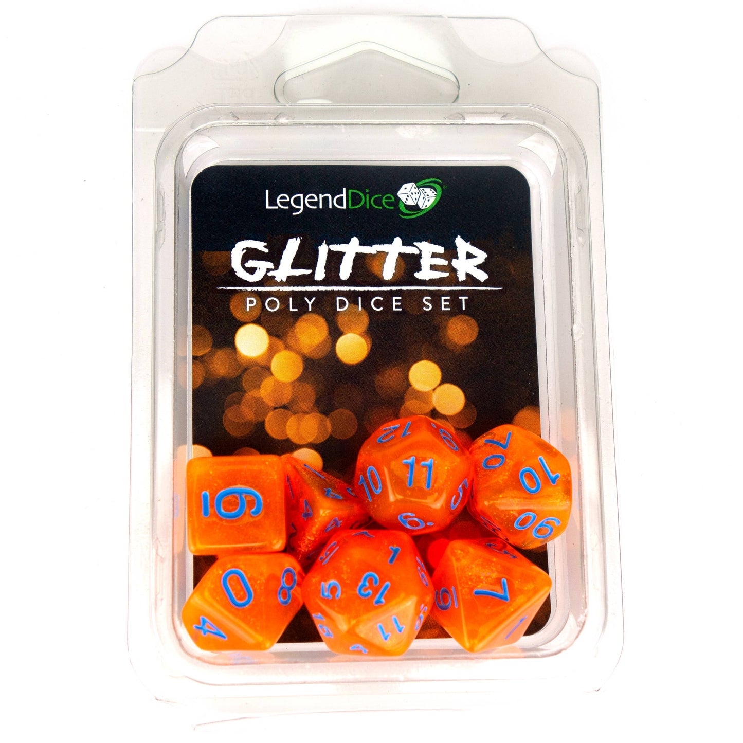 Clamshell Dice Pack - Glitter