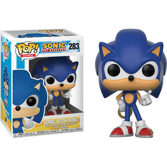 #283 Sonic with Ring Sonic the Hedgehog Games Funko Pop