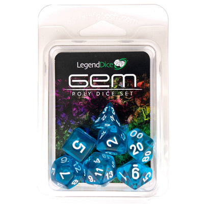 Clamshell Dice Display Pack - Gem