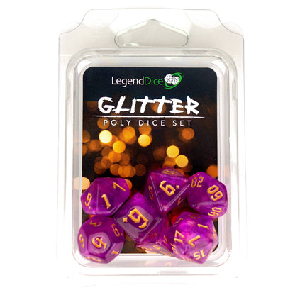 Clamshell Dice Pack - Glitter