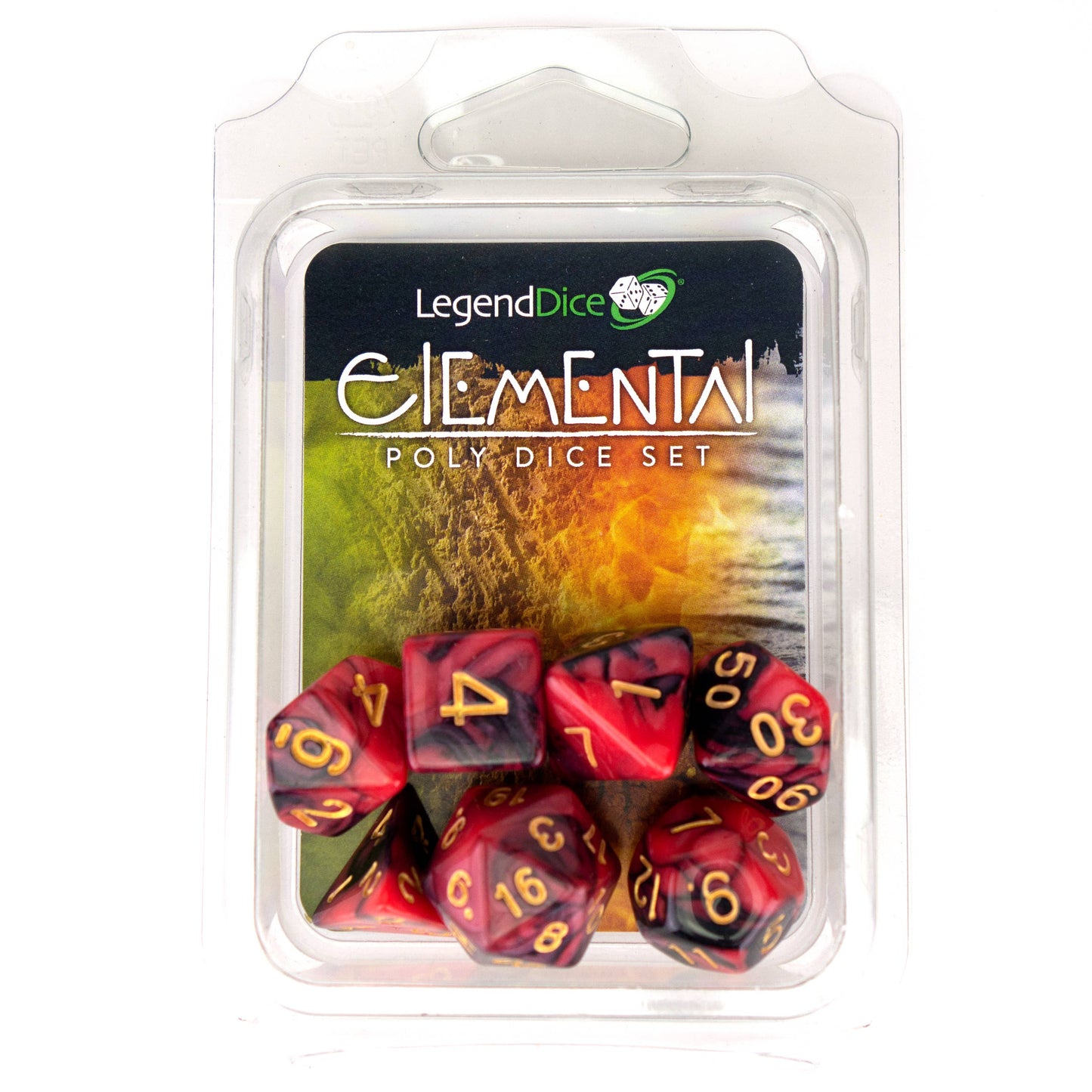 Clamshell Dice Pack - Elemental