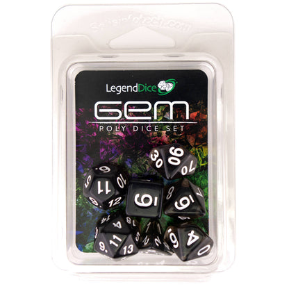 Clamshell Dice Display Pack - Gem