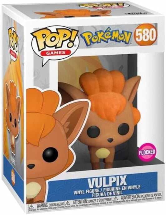 #580 Vulpix FLOCKED Pokemon Games Funko Pop