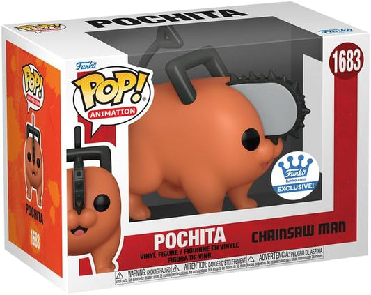#1683 Pochita FUNKO EXCLUSIVE Chainsaw Man Animation Funko Pop