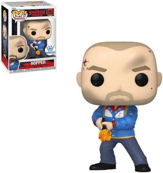 #1253 Hopper FUNKO EXCLUSIVE Stranger Things Television Funko Pop