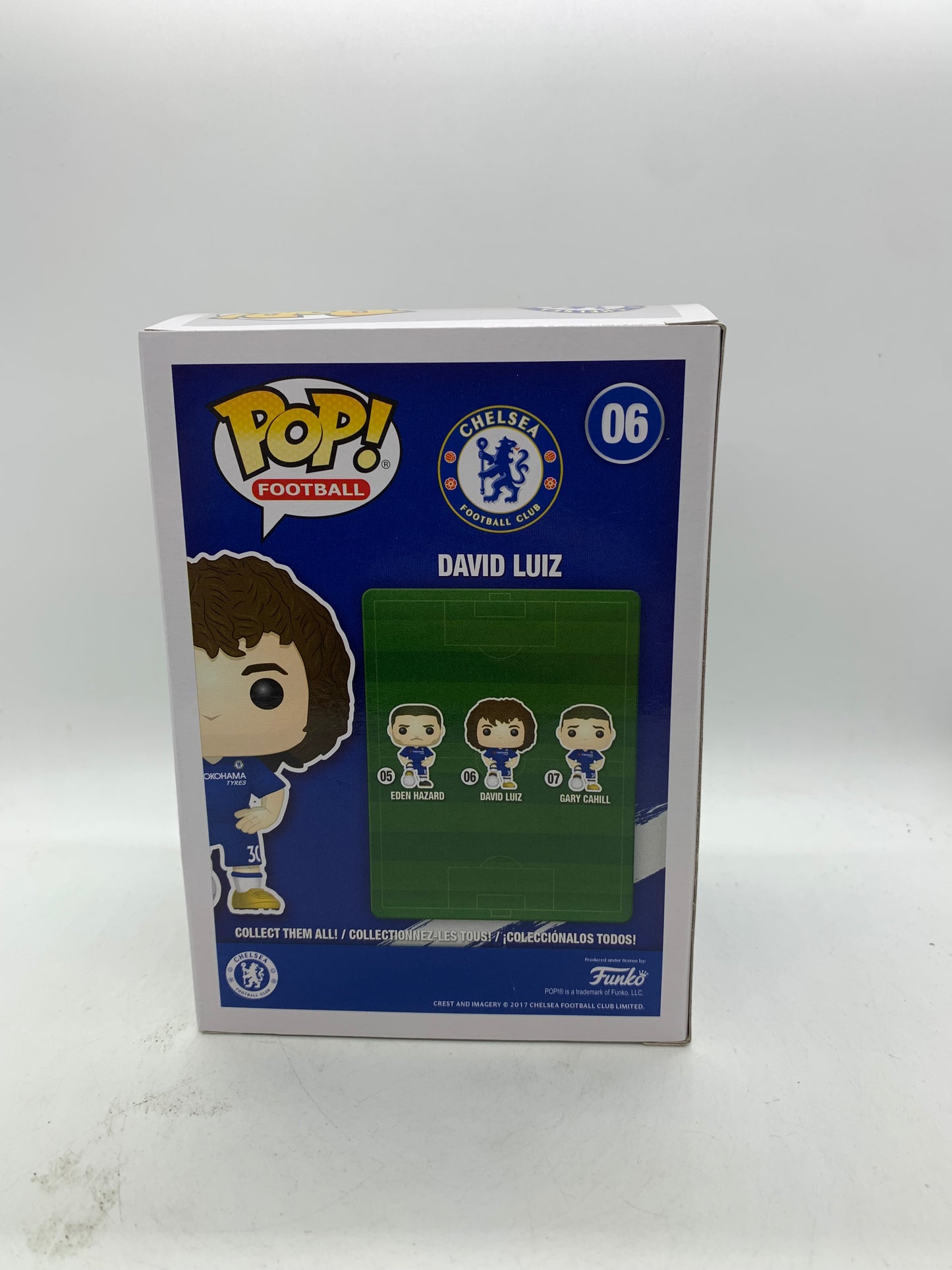 #06 David Luiz Chelsea Football Club Football Funko Pop