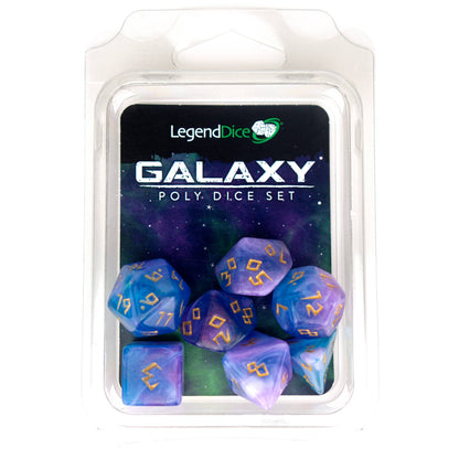 Clamshell Dice Pack - Galaxy