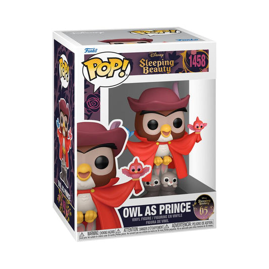 #1458 Owl as Prince Philip Sleeping Beauty 65th Anniversary Disney Funko Pop