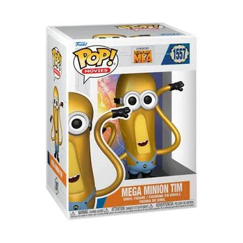 #1557 Mega Minion Tim Minions Despicable Me 4 Movies Funko Pop