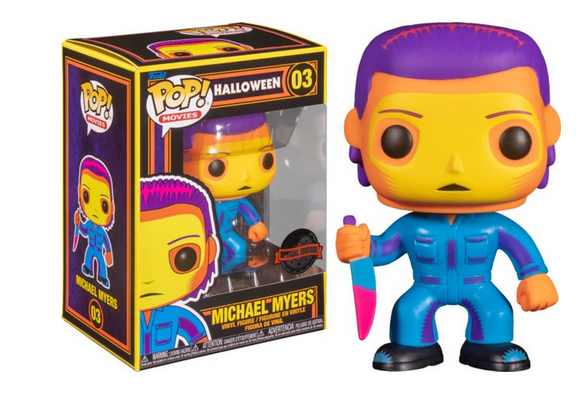 #03 Michael Myers Blacklight Halloween Horror Movies Funko Pop