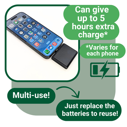 Pop Charger USB- C | Emergency Phone Charger