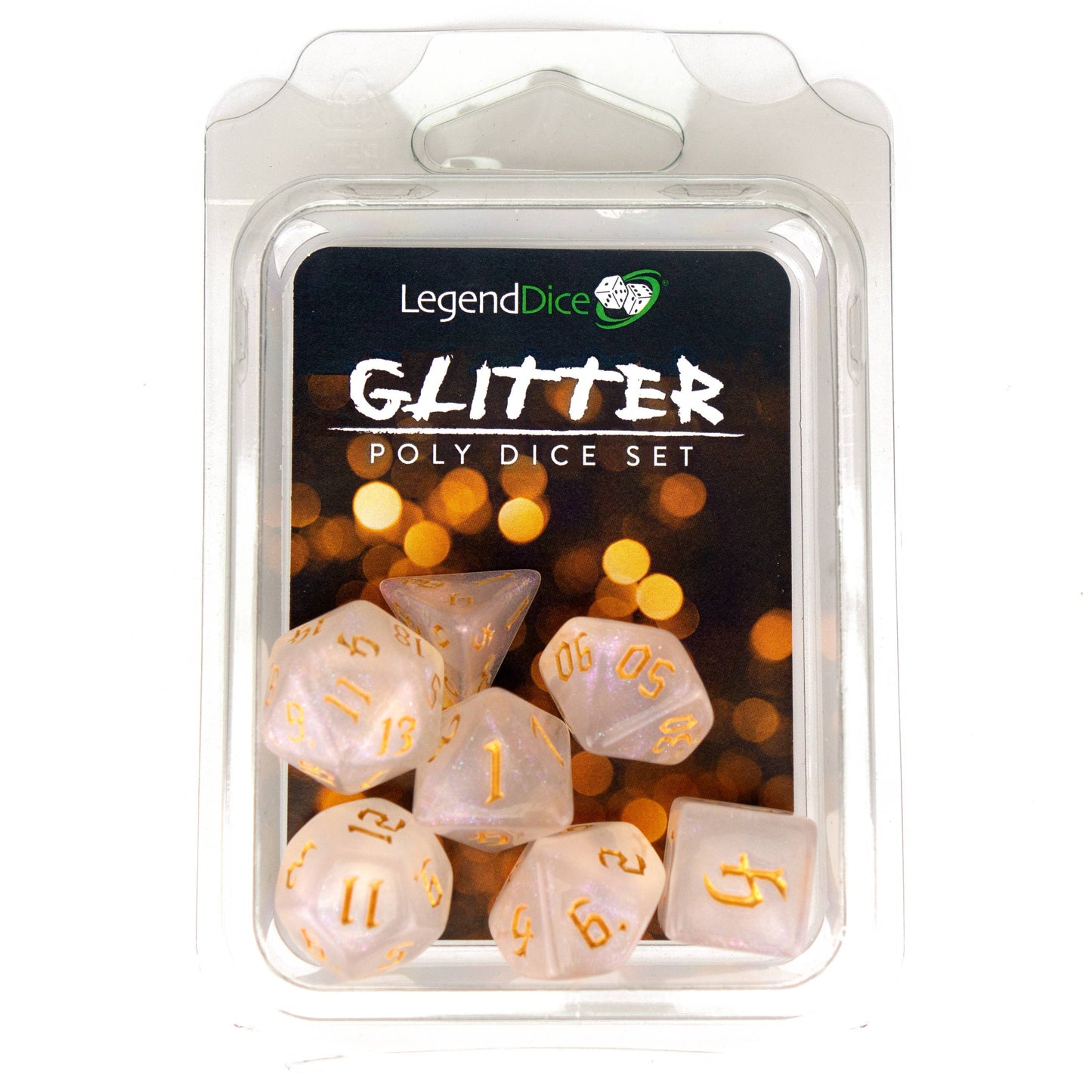 Clamshell Dice Pack - Glitter