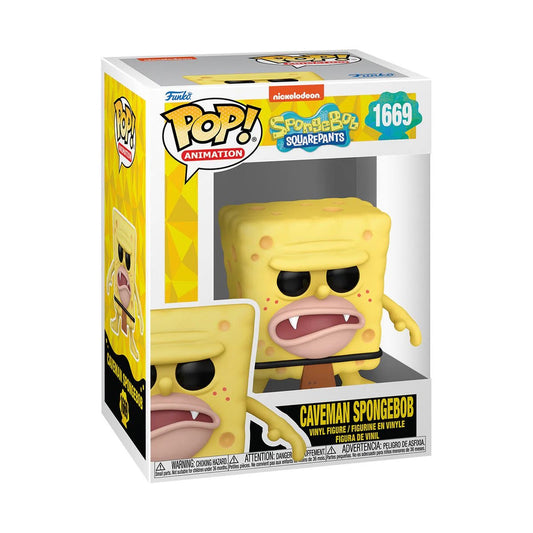 #1669 Caveman Spongebob Squarepants Animation Funko Pop