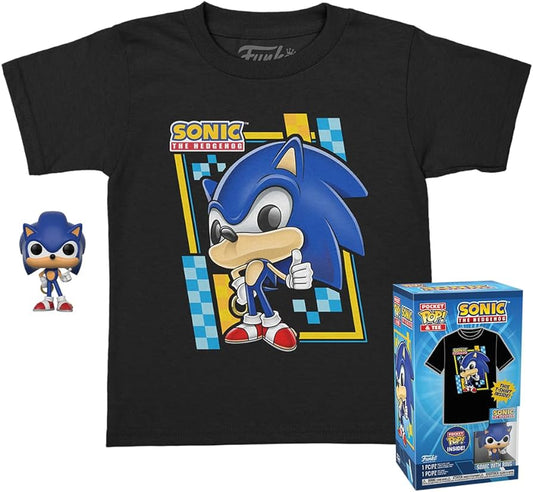 Sonic the Hedgehog Pocket Pop and Tee Size Kids Medium (M)