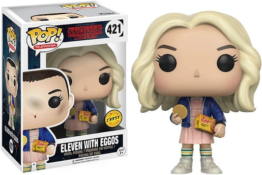 #421 Eleven With Eggos CHASE Stranger Things Television Funko Pop