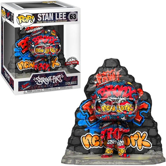 #63 Stan Lee Street Art Graffiti Deluxe 6 Inch Marvel Funko Pop