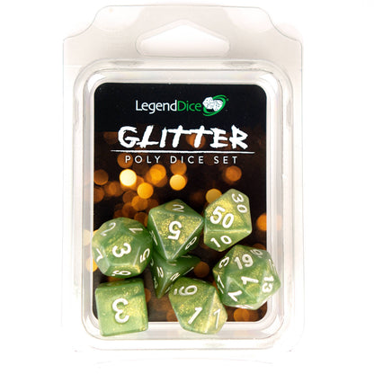 Clamshell Dice Pack - Glitter