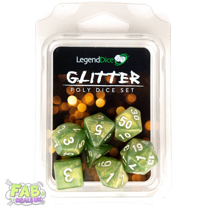 Clamshell Dice Pack - Glitter