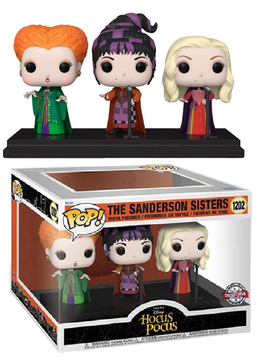 #1202 The Sanderson Sisters Hocus Pocus Halloween Disney Movie Moment Funko Pop