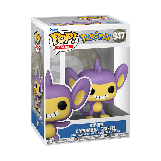 #947 Aipom Pokemon Games Funko Pop