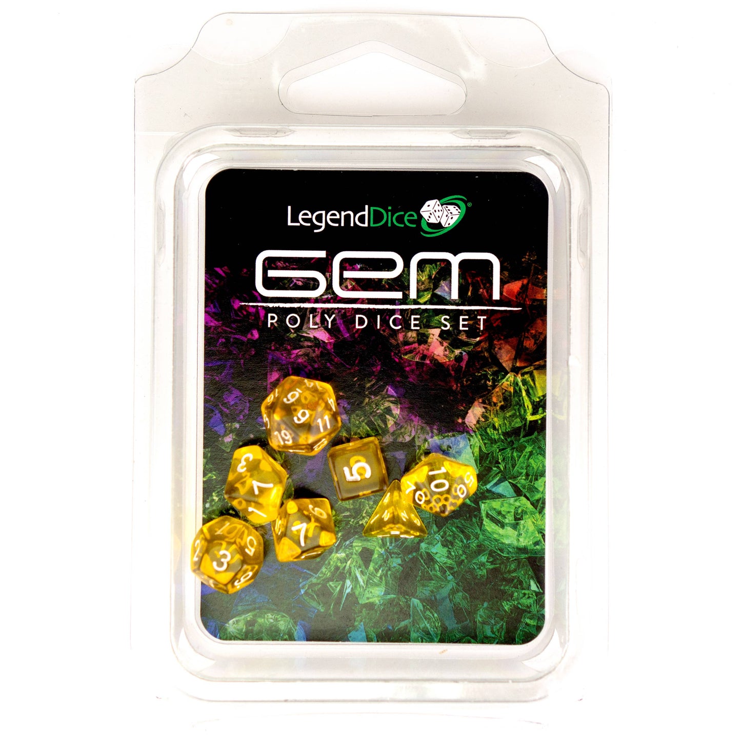 Clamshell Dice Pack - Mini Dice Set