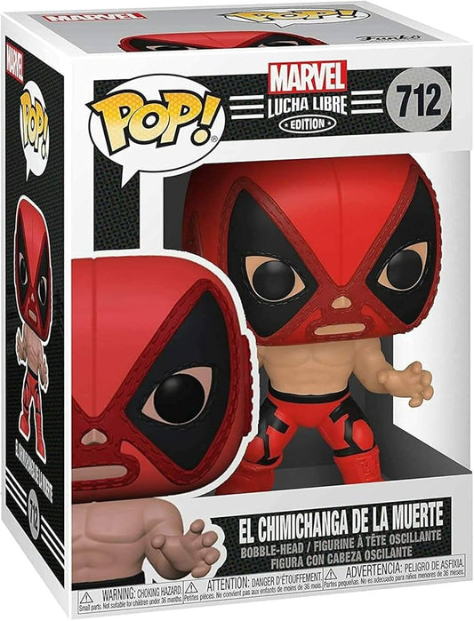 #712 El Chimichanga De La Muerte Deadpool Marvel Lucha Libre Funko Pop