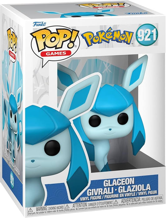 #921 Glaceon Eeveelution Pokemon Games Funko Pop