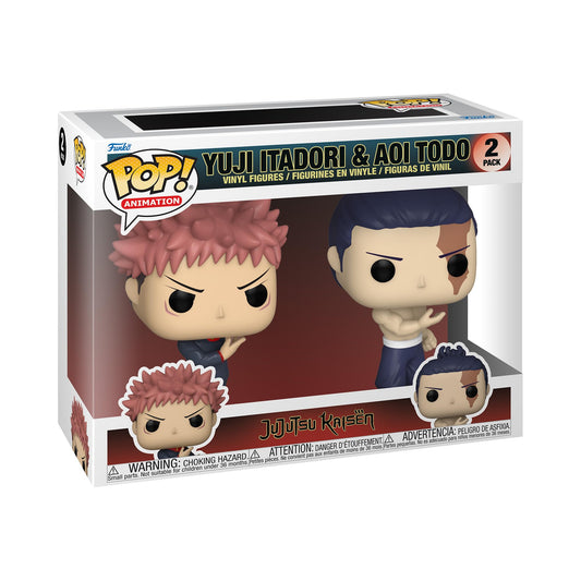 Yuji Itadori & Aoi Todo Jujutsu Kaisen Animation Funko Pop 2 Pack