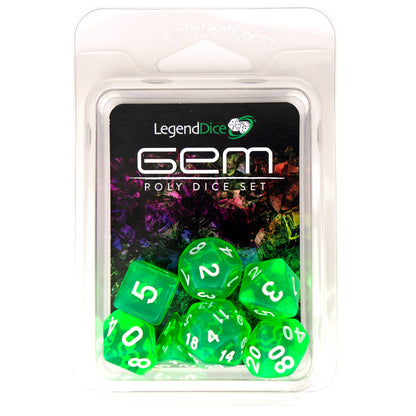 Clamshell Dice Display Pack - Gem