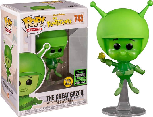 #743 The Great Gazoo GLOW 2019 SPRING CONVENTION Animation Funko Pop