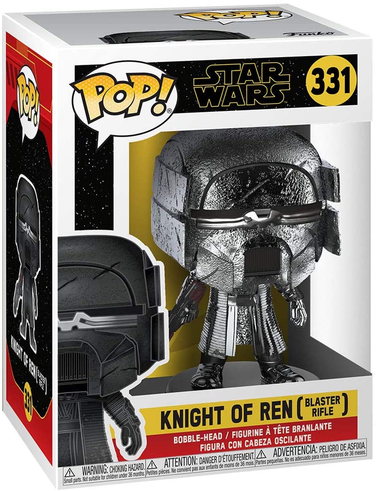 #331 Knight of Ren Blaster Rifle CHROME Star Wars Funko Pop