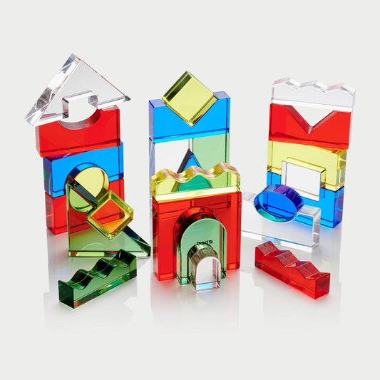 Colour Crystal Block Set 25 pcs TickIt