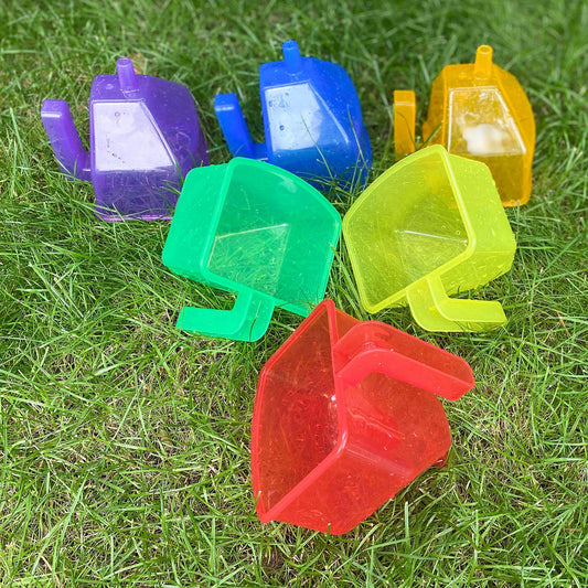 Translucent Colour Funnels 6 Pack Rainbow TickIt