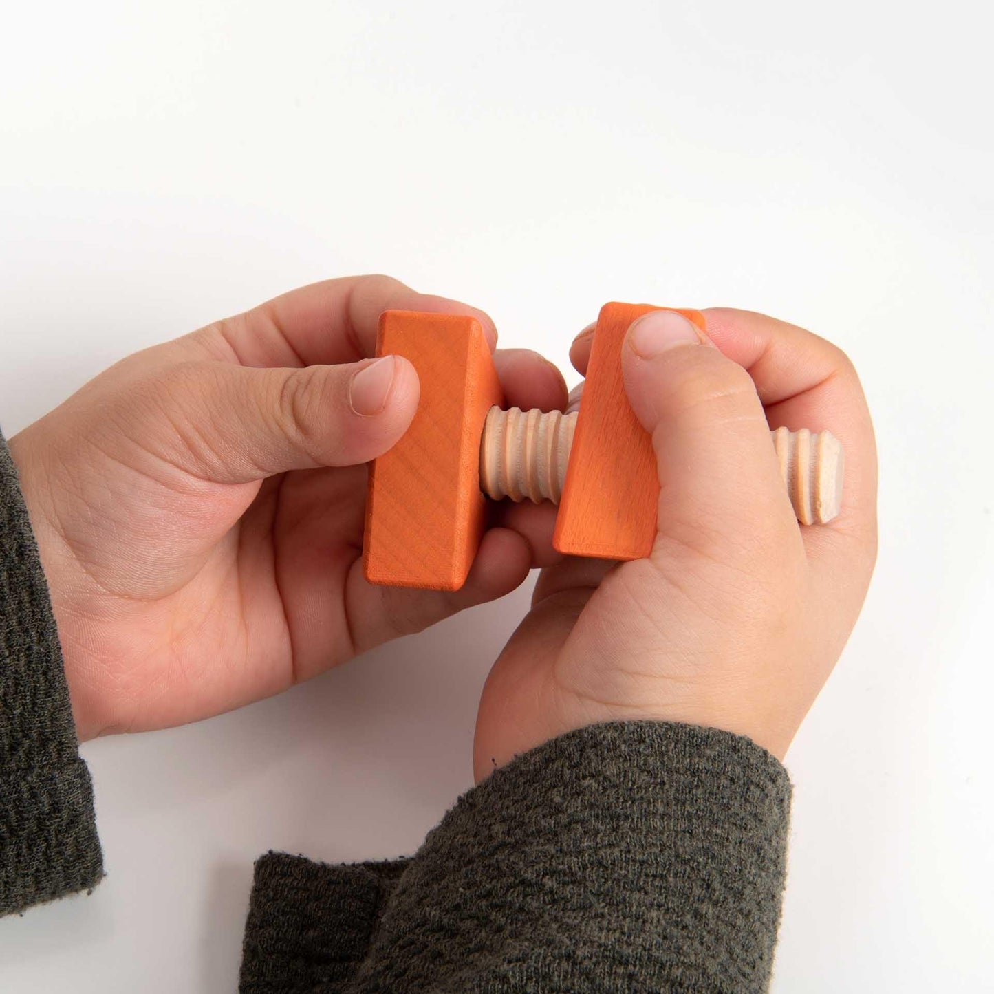 Rainbow Wooden Nuts and Bolts 7 Pack