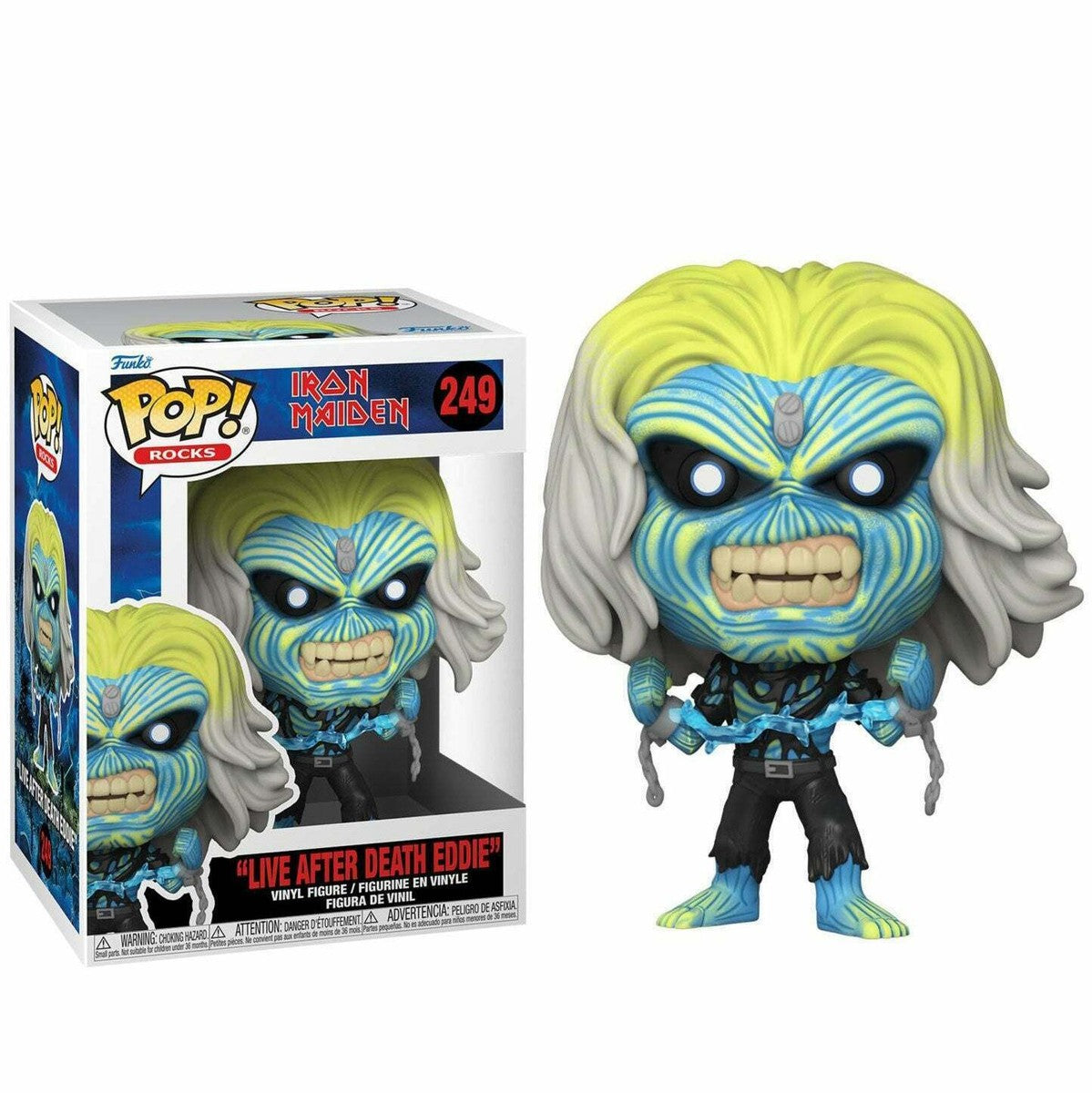 #249 Live After Death Eddie Iron Maiden Rocks Funko Pop