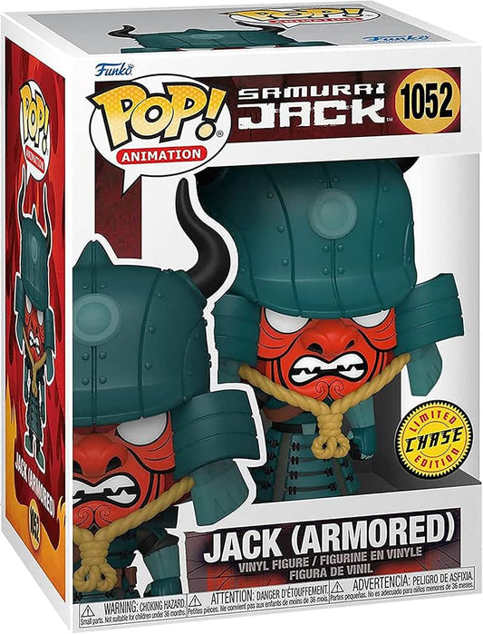 #1052 Jack Armored CHASE Samurai Jack Animation Funko Soda