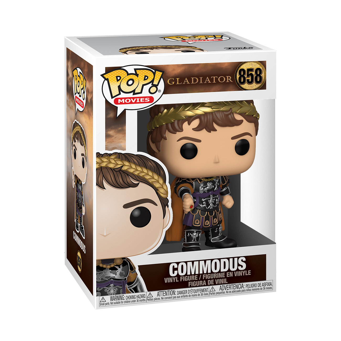 #858 Commodus Gladiator Movies Funko Pop