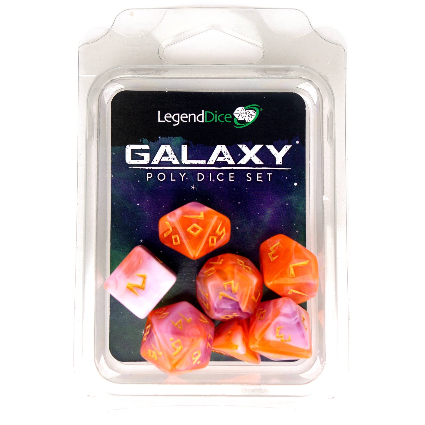 Clamshell Dice Pack - Galaxy