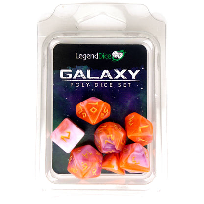 Clamshell Dice Pack - Galaxy