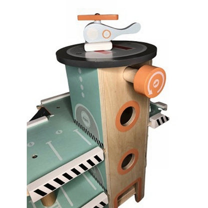 Car Garage with Car Wash, Petrol Pump, and Lift Wooden Studio Circus