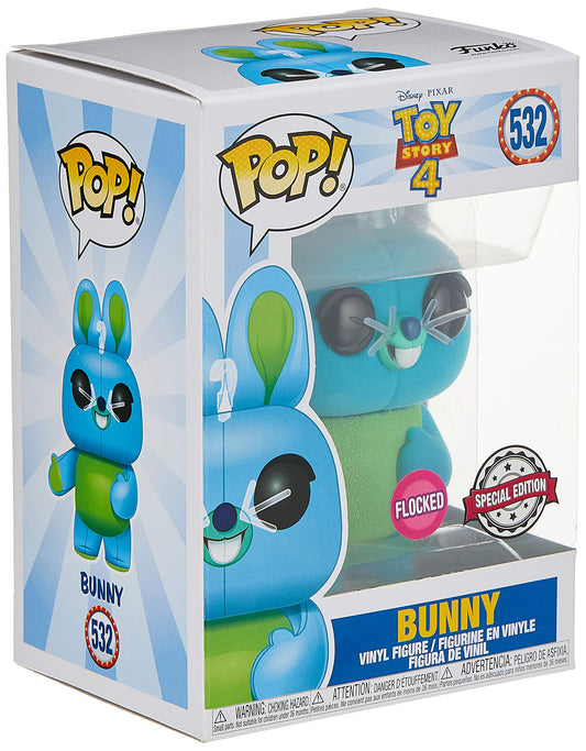 #532 Bunny FLOCKED Toy Story 4 Disney Pixar Funko Pop