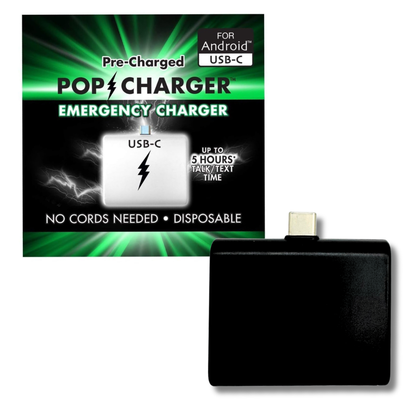 Pop Charger USB- C | Emergency Phone Charger