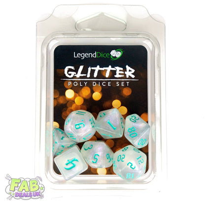 Clamshell Dice Pack - Glitter