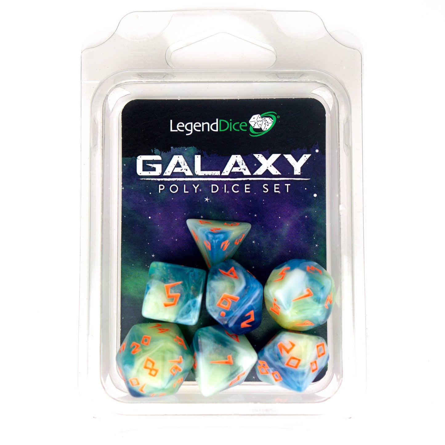 Clamshell Dice Pack - Galaxy
