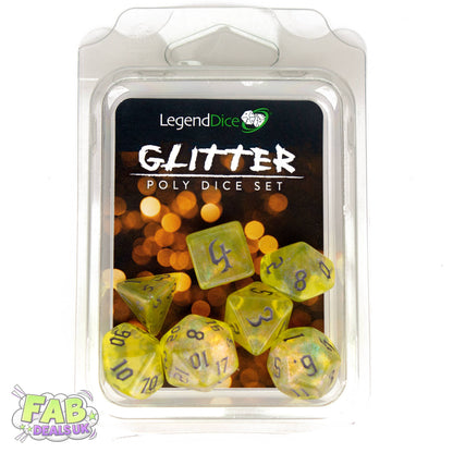 Clamshell Dice Pack - Glitter