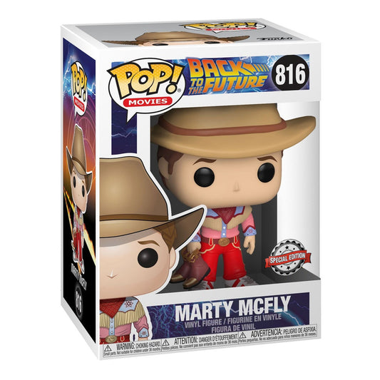 #816 Marty McFly Cowboy Back to the Future Movies Funko Pop