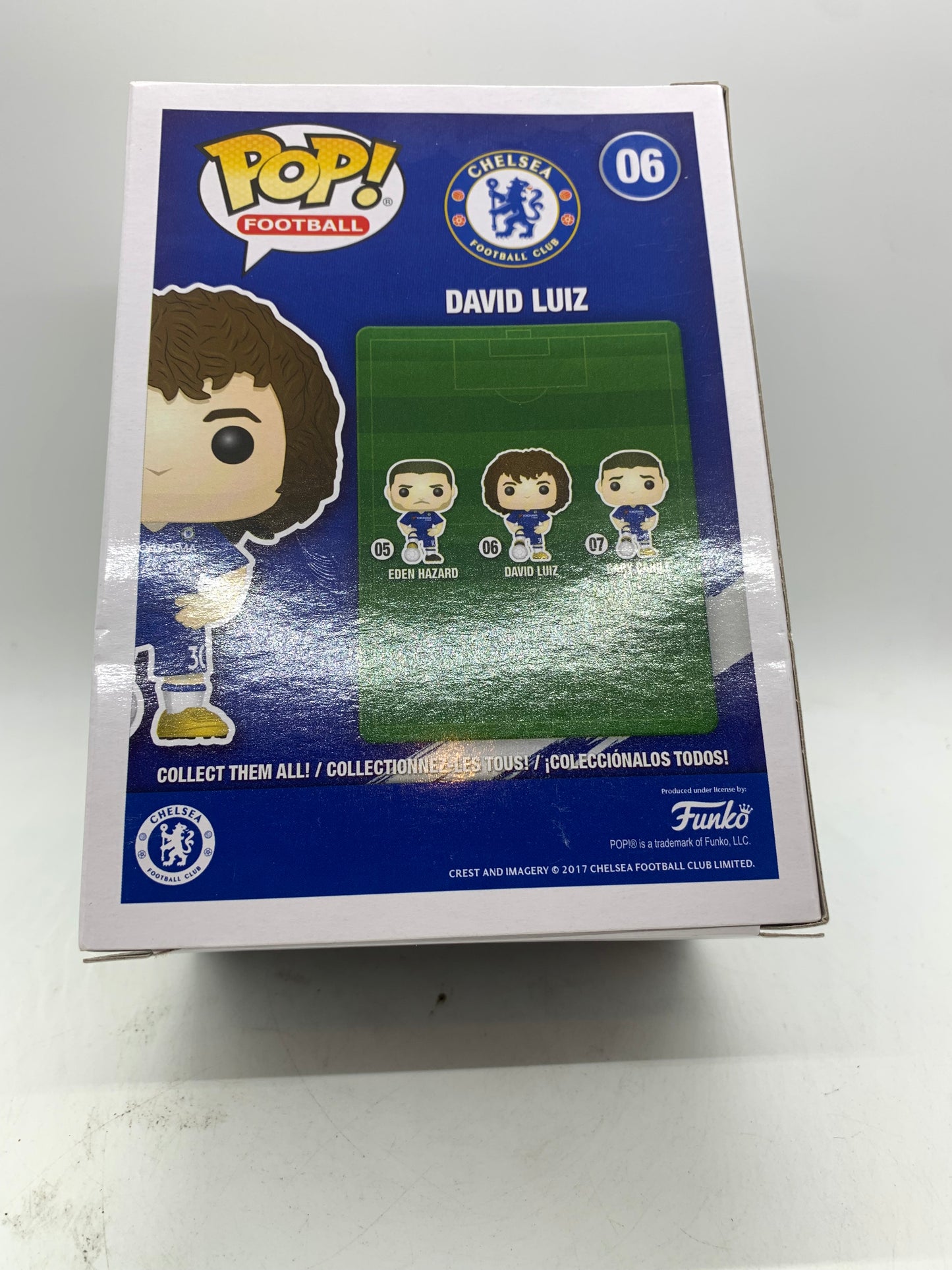 #06 David Luiz Chelsea Football Club Football Funko Pop